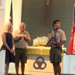 
Joshua Gregory Segura and Parents at Court of Honor 10 August 2024,  Troop #243